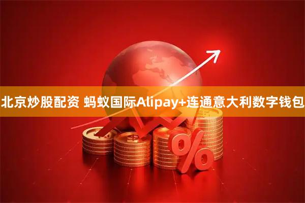 北京炒股配資 螞蟻國際Alipay+連通意大利數字錢包